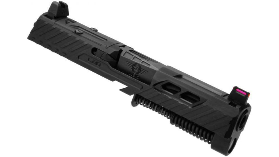 L2D Combat Odyssey Slide Assembly for Sig P320 Compact/X-Carry 3.9, 9mm RMR Ready, Black/Black, LD-CU-O-P320C-F-BLK-BLK