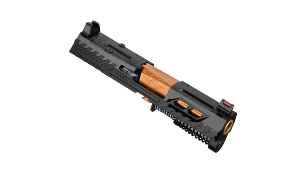 L2D Combat P320 X-Compact 3.6in Slide Assembly, Black/Bronze, LD-CU-O-P320XC-F-BRZ