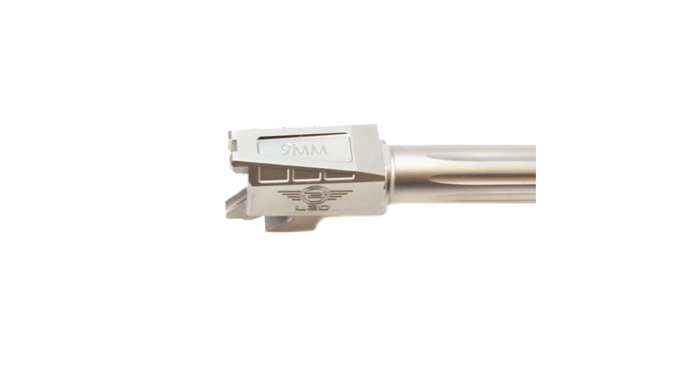 L2D Combat Precision Match Fluted Barrel, Sig Sauer P320 Compact 9mm, Stainless, LD-BBL-PM-320C-F-SS