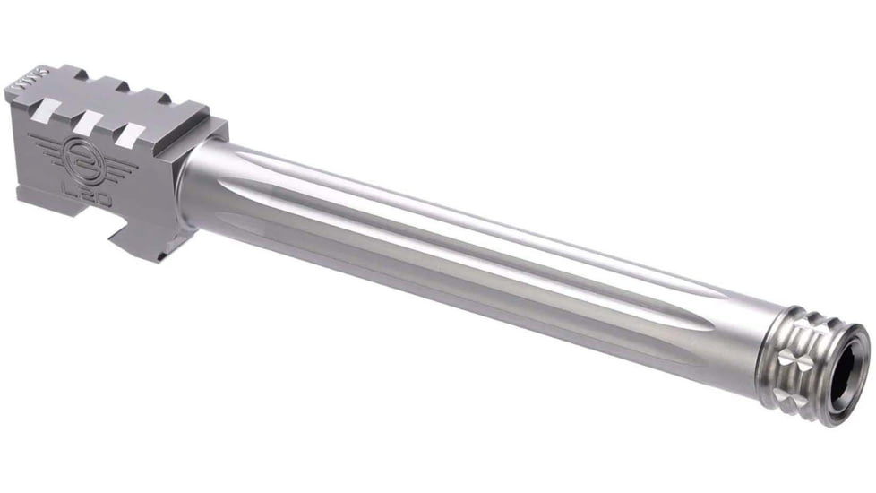L2D Combat Precision Match Fluted/Threaded Barrel, Glock 34, Stainless, LD-BBL-PM-34-FT-SS