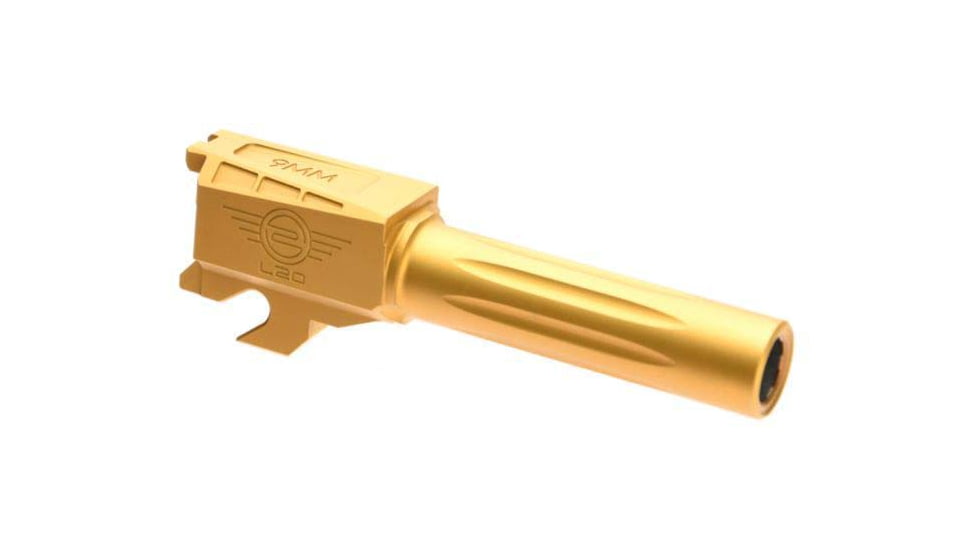 L2D Combat Precision Match X-Compact Barrel, Sig Sauer P320, 9mm, 1-10 RH, Titanium Nitride, LD-BBL-PM-320XC-F-TIN