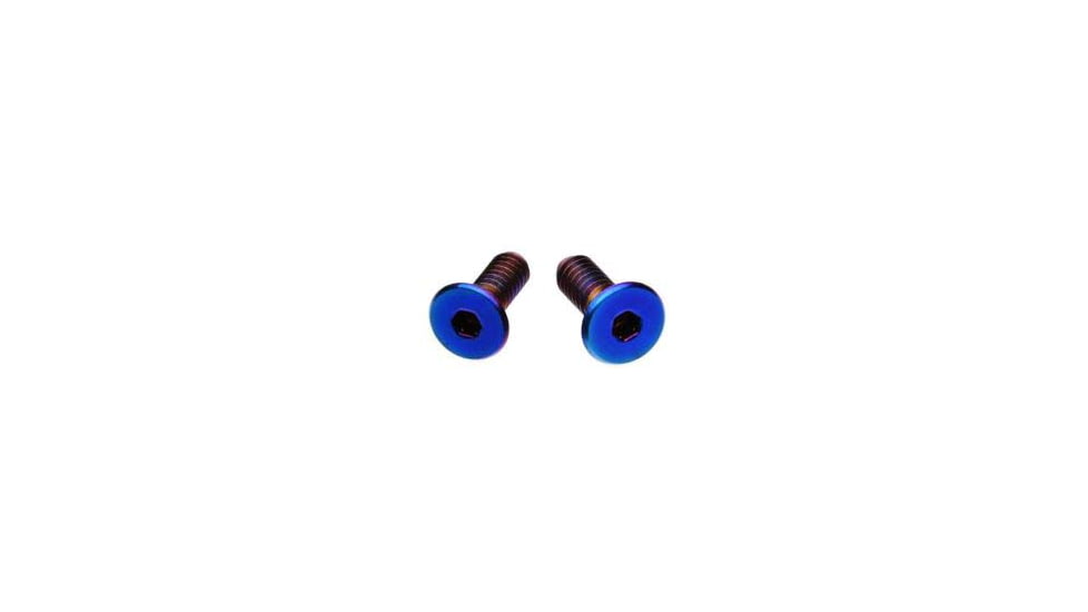 L2D Combat RMR Sight Screw Set for Trijicon, PVD Blue, Blue, 6-32 Thread, LD-P-RMR-BLU