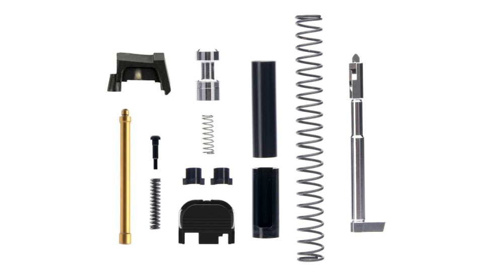 L2D Combat Slide Parts Kit, Glock 9mm Gen 3-4, Titanium Nitride, LD-PK-SP-9-TIN