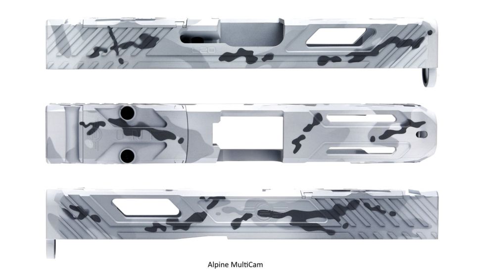 L2D Combat Tyton Slide RMR Ready, Fits Glock 19 Gen 3, Alpine MultiCam, LD-S-T-193-ALM