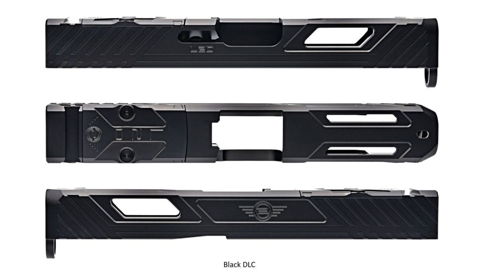 L2D Combat Tyton Slide RMR Ready, Fits Glock 19 Gen 3, DLC Black LD-S-T-193-BLK