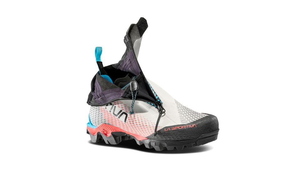 La Sportiva Aequilibrium Speed GTX Mountaineering Boots - Womens, White/Hibiscus, 41.5, 31I-000402-41.5
