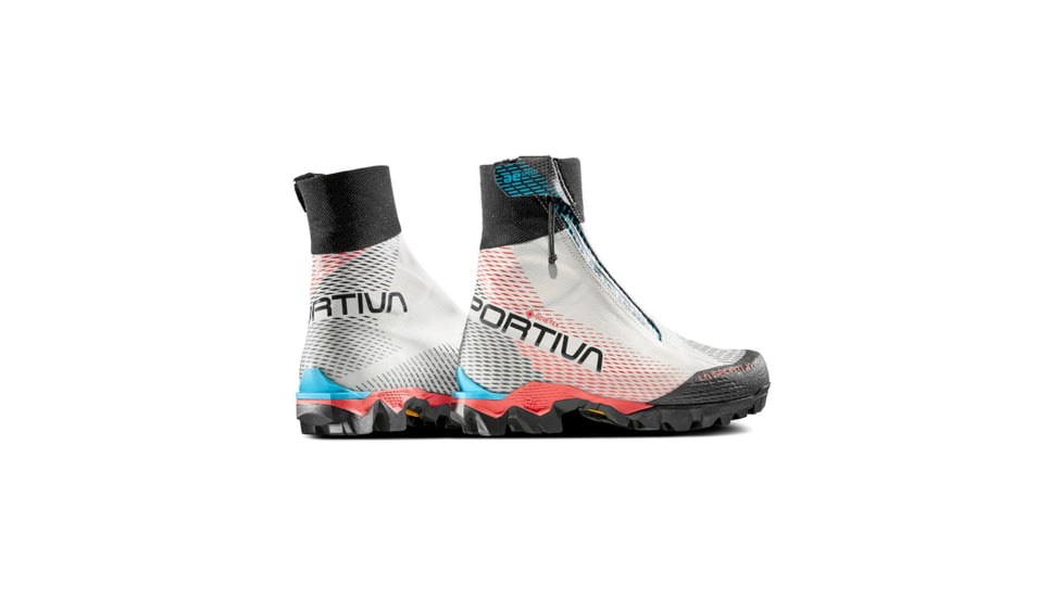 La Sportiva Aequilibrium Speed GTX Mountaineering Boots - Womens, White/Hibiscus, 41.5, 31I-000402-41.5