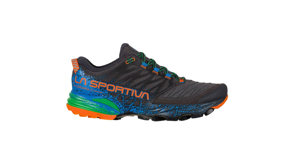 La Sportiva Akasha II Road Running Shoes - Mens, Carbon/Flame, 42, 56A-900304-42