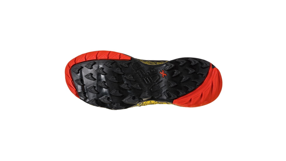La Sportiva Akasha II Running Shoes - Mens, Black/Yellow, 47.5, 56A-999100-47.5