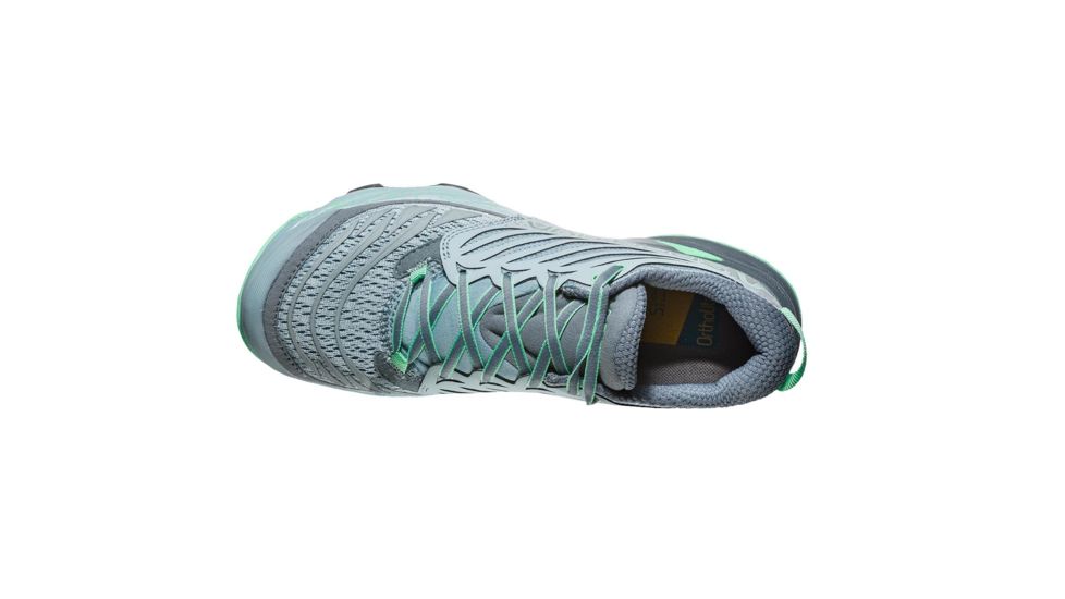 La Sportiva Akasha Trail Running Shoe - Womens, Stone Blue/Jade Green, 42, 26Z-904704-42