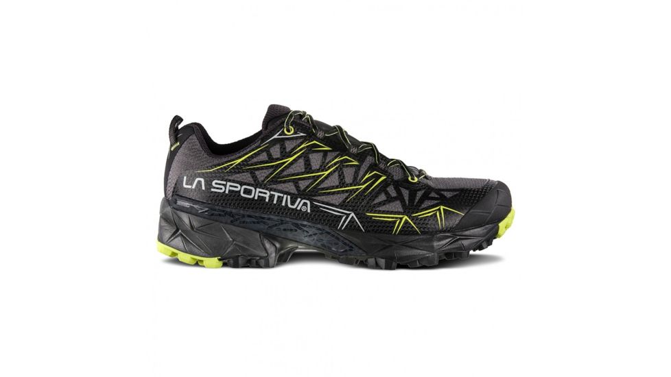 La Sportiva Akyra GTX Trail Running Shoe - Mens, Carbon/Apple Green, 44, 36I-900705-44