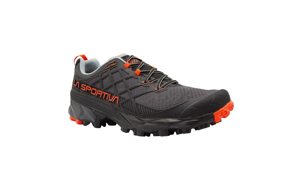 La Sportiva Akyra II Hiking Shoes - Mens, Carbon/Cherry Tomato, 41.5, 44F-900322-41.5