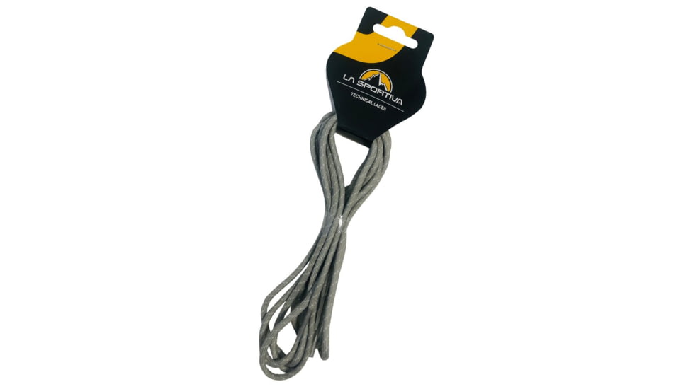 La Sportiva Approach Shoe Laces, White/Mid Grey, 147, 39Q-WM-147
