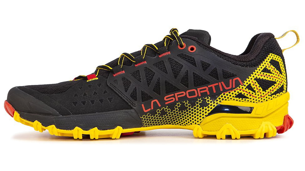 La Sportiva Bushido II GTX Running Shoes - Mens, Black/Yellow, 44.5, Medium, 46Y-999100-44.5