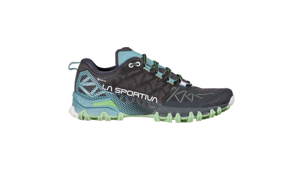 La Sportiva Bushido II GTX Running Shoes - Womens, Carbon/Mist, 43, 46Z-900912-43