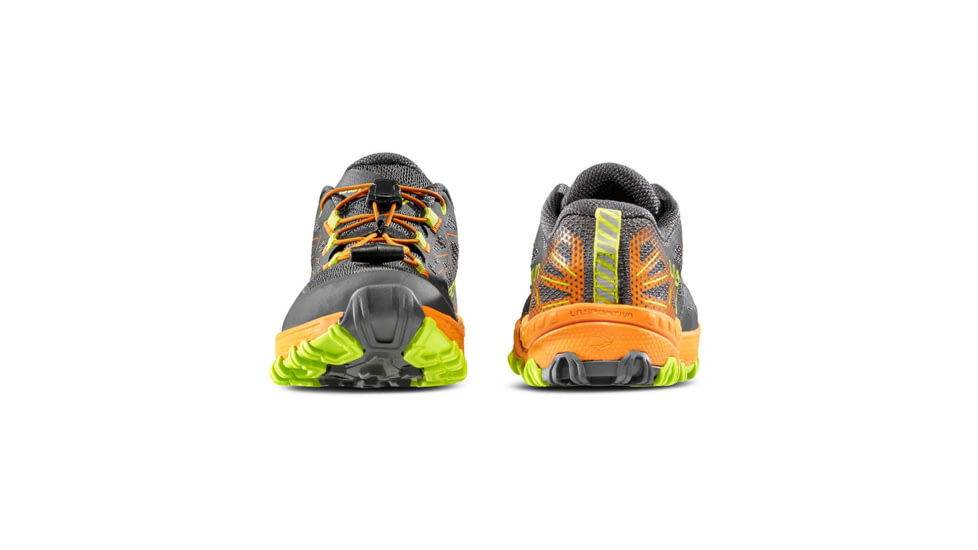 La Sportiva Bushido II Jr Shoes - Kids, Carbon/Hawaiian Sun, 30, 56L-900208-30