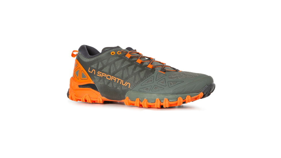 La Sportiva Bushido II Running Shoes - Mens, Clay/Tiger, 43, 36S-909206-43