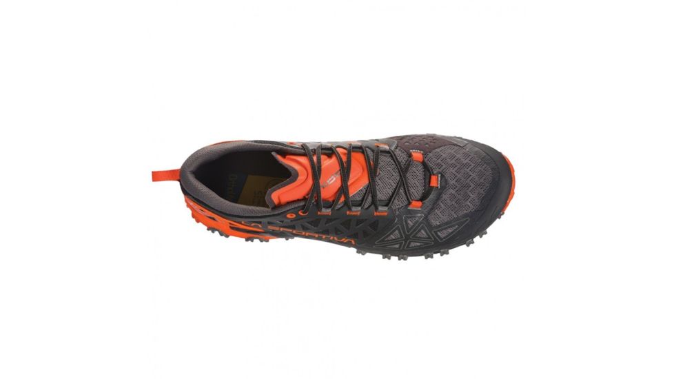 La Sportiva Bushido II Trailrunning Shoes - Mens, Carbon/Tangerine, 38, 36S-900202-38