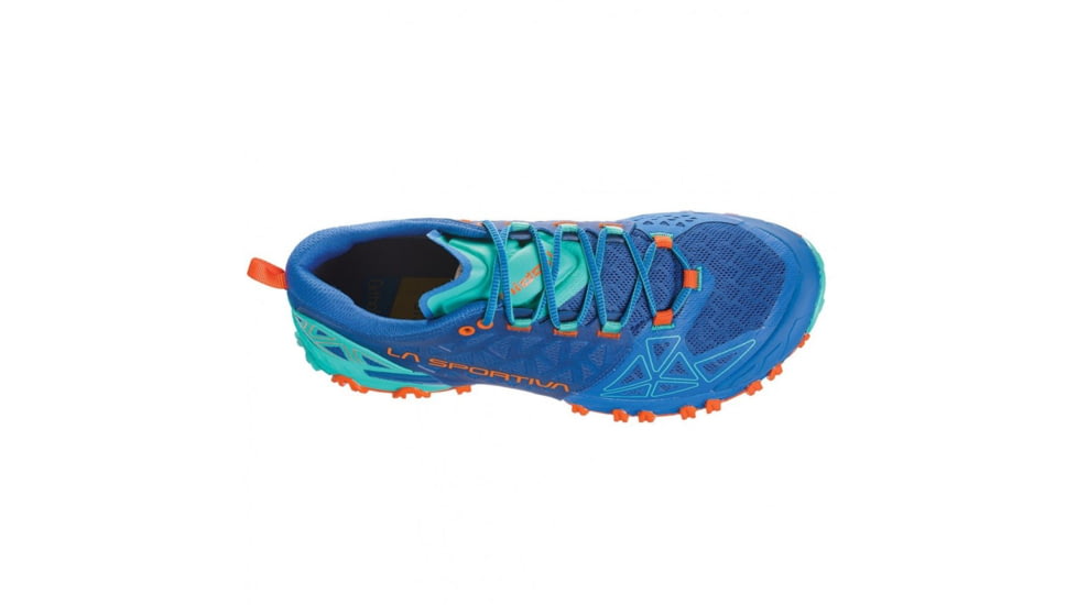 La Sportiva Bushido II Trailrunning Shoes - Womens, Marine Blue/Aqua, 36, 36T-612615-36