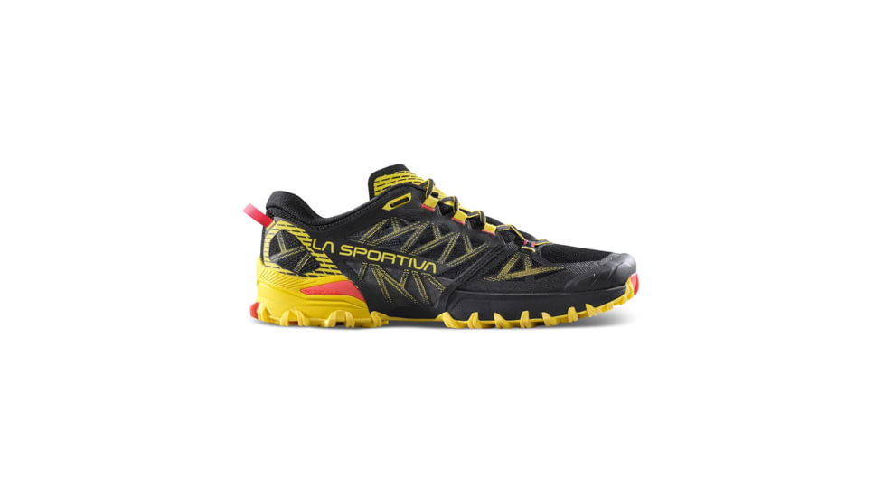 La Sportiva Bushido III Road Running Shoes - Mens, Black/Yellow, 45, 56S-999100-45