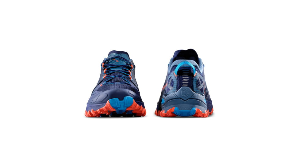 La Sportiva Bushido III Road Running Shoes - Mens, Deep Sea/Cherry Tomato, 44.5, 56S-643322-44.5