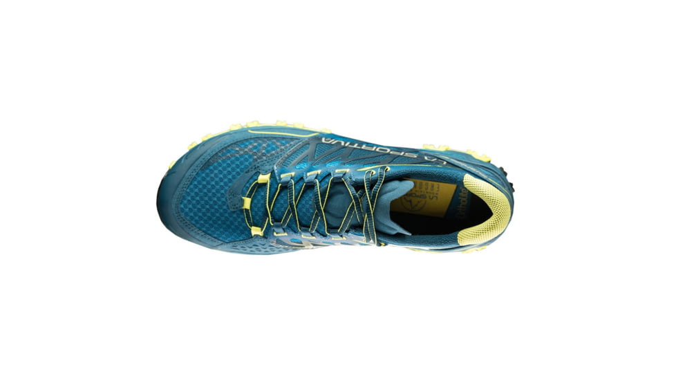 La Sportiva Bushido Trail Running Shoe - Mens, Ocean/Sulphur, 46, 26K-606702-46