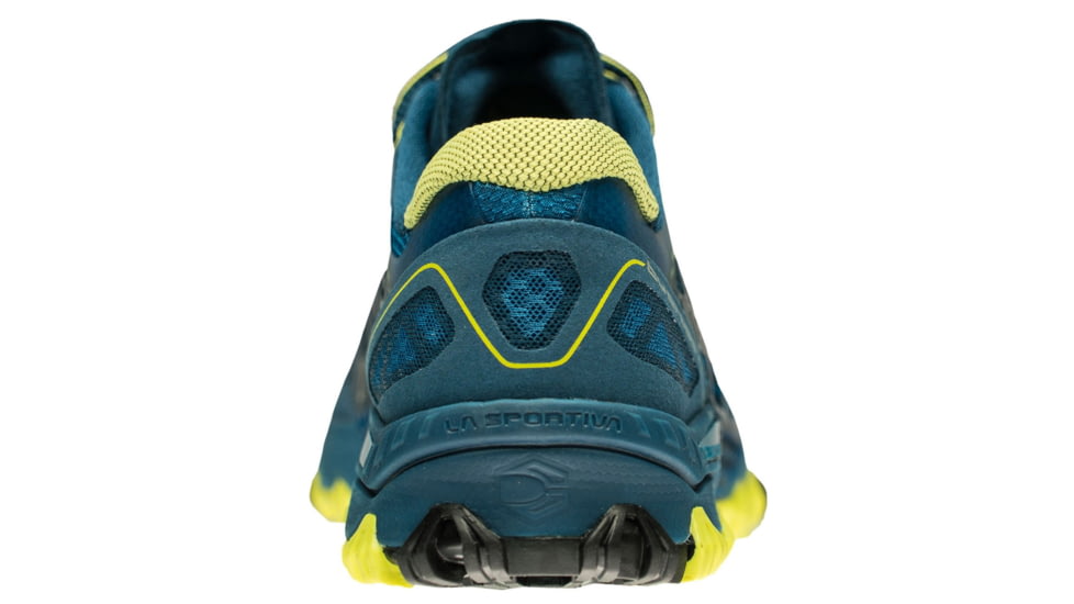 La Sportiva Bushido Trail Running Shoe - Mens, Ocean/Sulphur, 46, 26K-606702-46