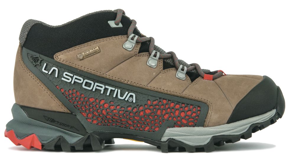 La Sportiva Catalyst Mid GTX Hiking Boot - Women's-Taupe/Berry-Medium-38