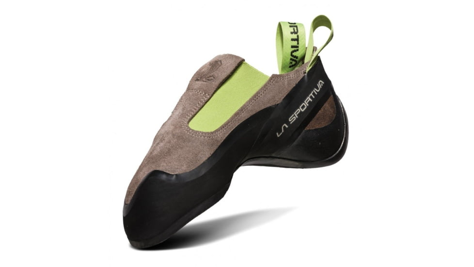 La Sportiva Cobra Eco Climbing Shoes - Mens, Falcon Brown/Apple Green, 37.5, 20O-804705-37.5