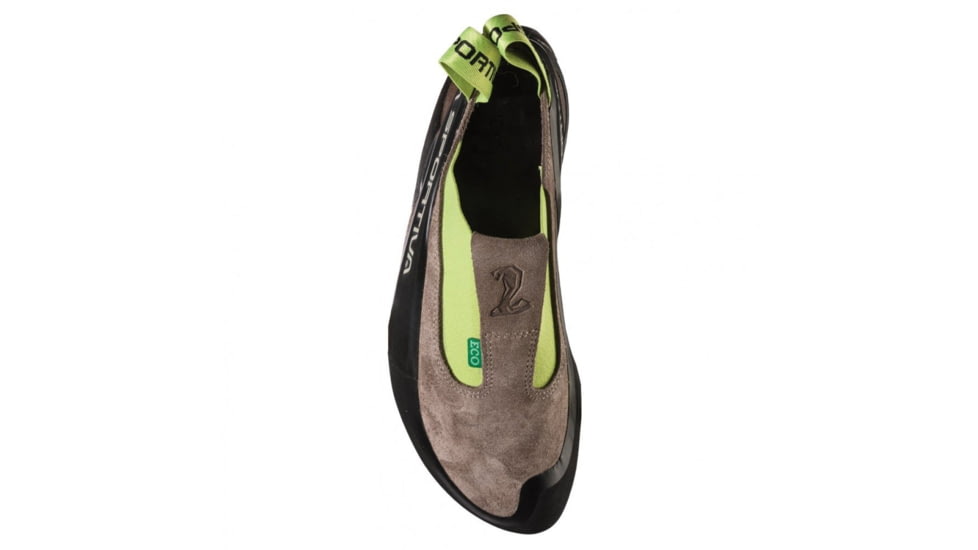 La Sportiva Cobra Eco Climbing Shoes - Mens, Falcon Brown/Apple Green, 37.5, 20O-804705-37.5
