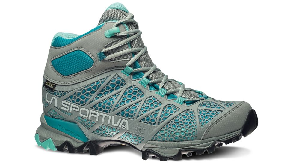La Sportiva Core High GTX Hiking Boot - Women's-Grey/Mint-Medium-42
