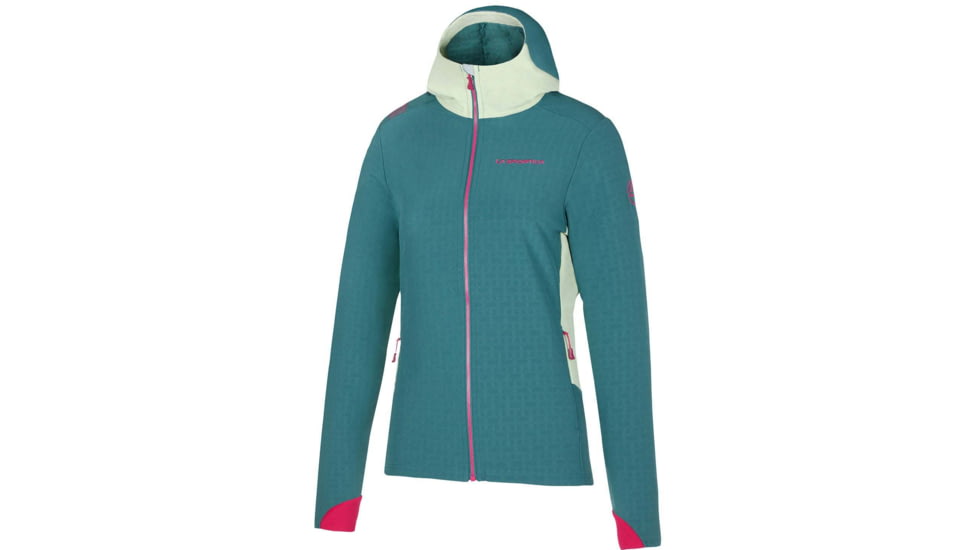 La Sportiva Descender Storm Jacket - Womens, Alpine/Celadon, Large, M37-726727-L