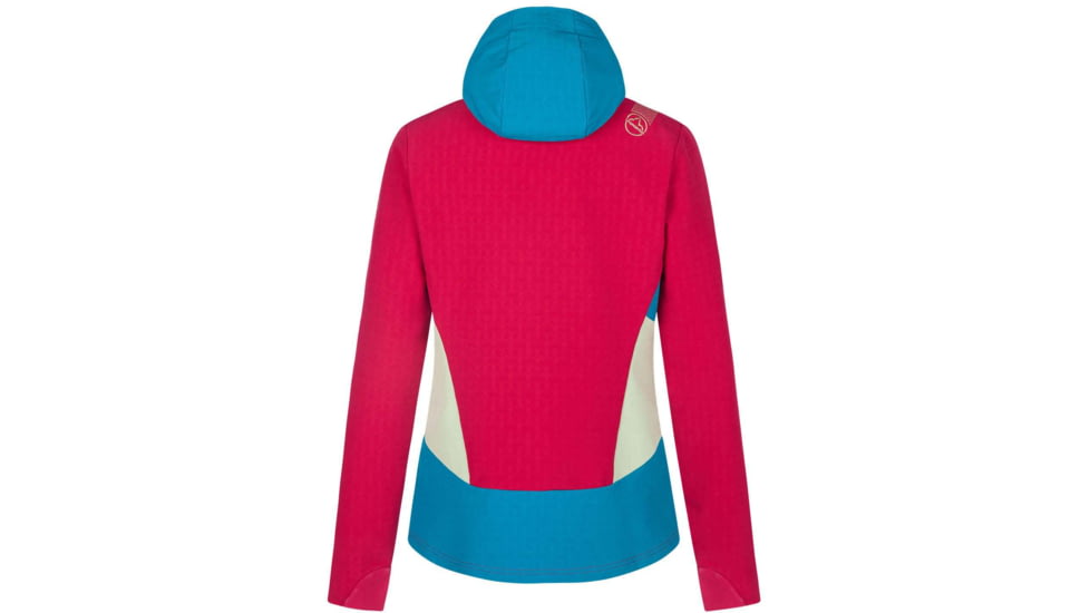 La Sportiva Descender Storm Jacket - Womens, Cerise/Crystal, Large, M37-409635-L