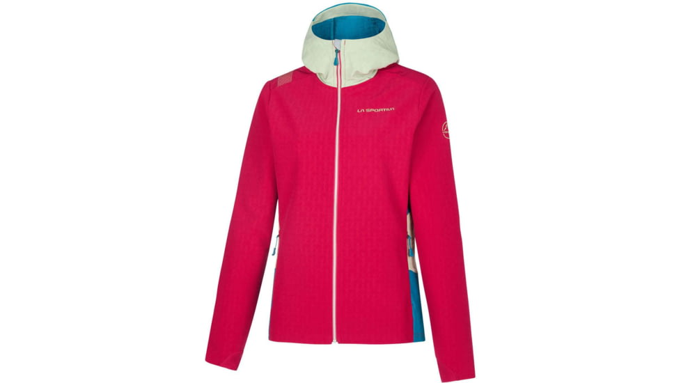 La Sportiva Descender Storm Jacket - Womens, Cerise/Crystal, Large, M37-409635-L