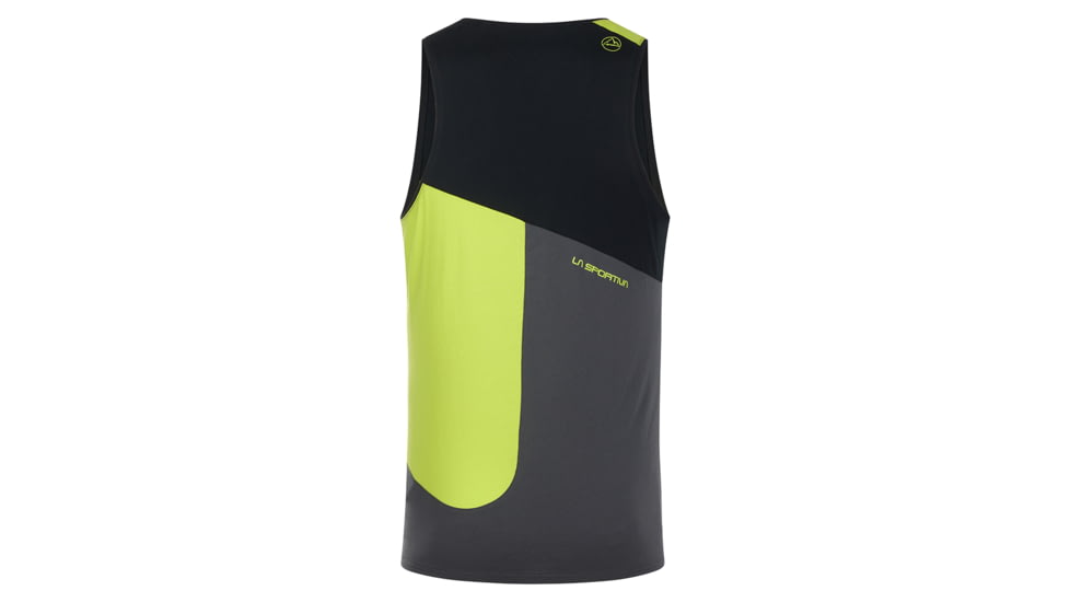 La Sportiva Dude Tank - Mens, Carbon/Lime Punch, Large, N43-900729-L