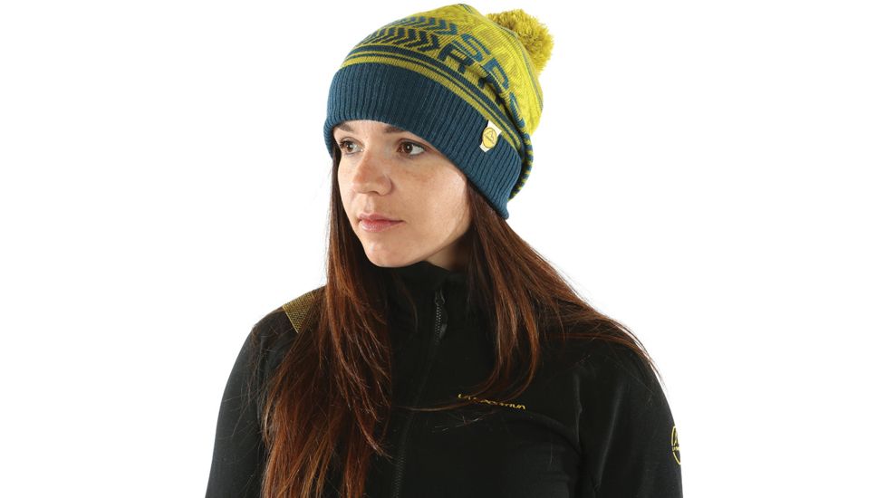 La Sportiva Dust Beanie - Men's-Citronelle/Ocean-S/M