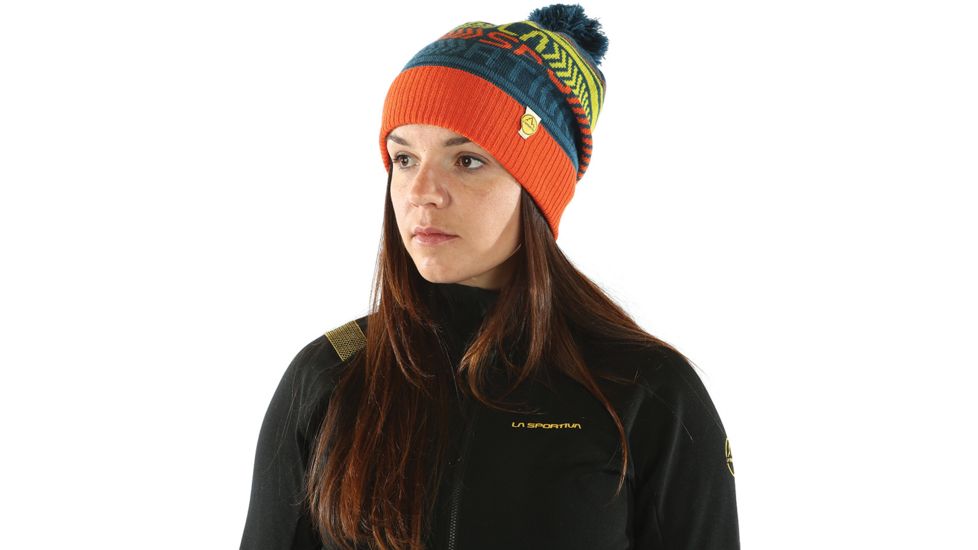 La Sportiva Dust Beanie - Men's-Ocean/Lava-L/XL