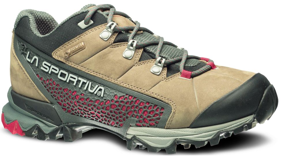 La Sportiva Genesis Low GTX Hiking Shoe - Women's-Taupe/Berry-Medium-42