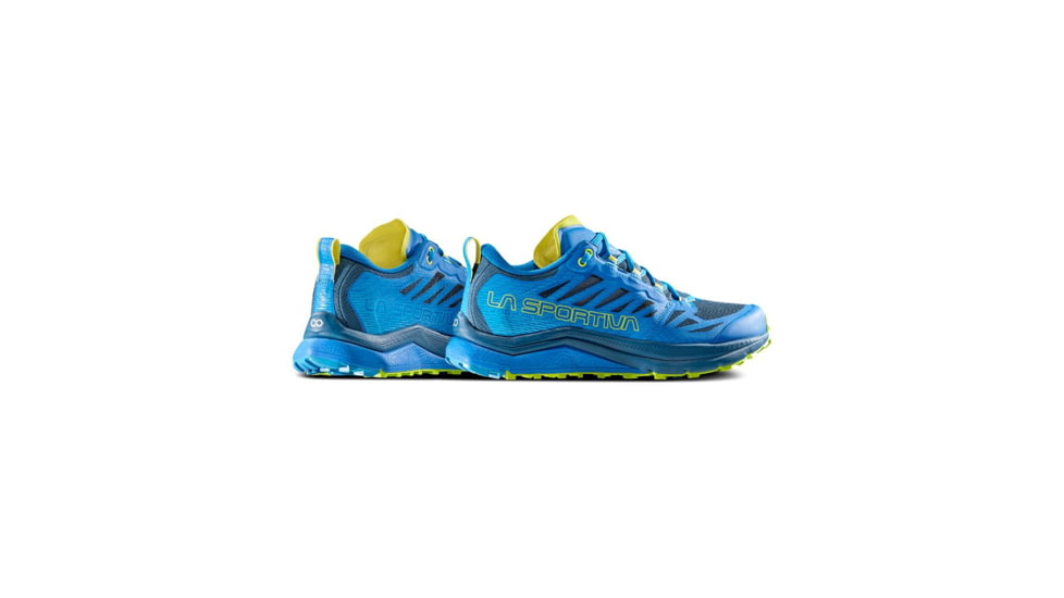 La Sportiva Jackal II Running Shoes - Mens, Electric Blue/Lime Punch, 43.5, 56J-634729-43.5