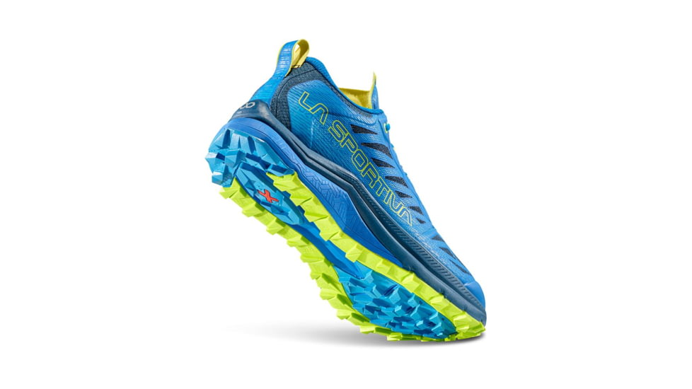 La Sportiva Jackal II Running Shoes - Mens, Electric Blue/Lime Punch, 43.5, 56J-634729-43.5