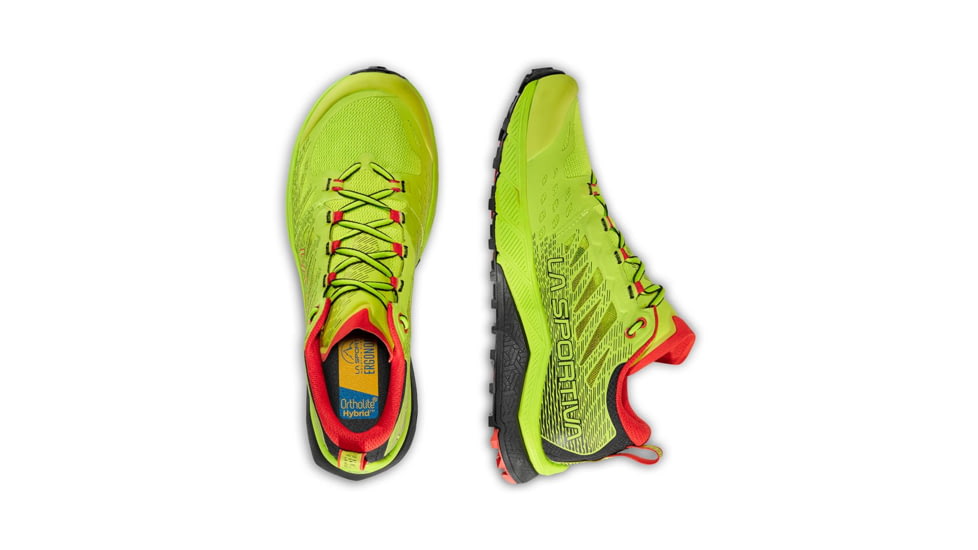 La Sportiva Jackal II Running Shoes - Mens, Neon/Goji, 42.5, 56J-720314-42.5