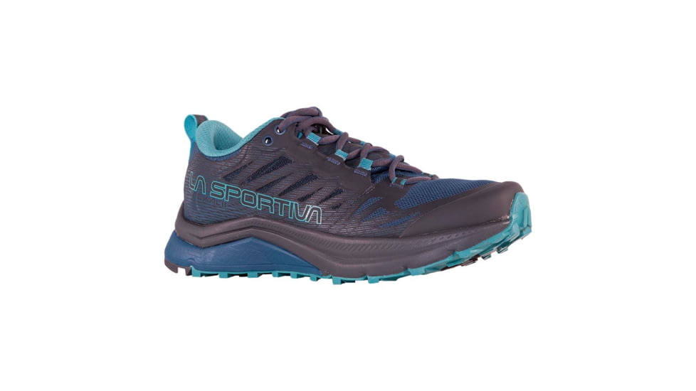 La Sportiva Jackal II Running Shoes - Womens, Carbon/Lagoon, 40.5, 56K-900638-40.5