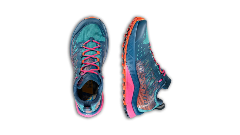 La Sportiva Jackal II Running Shoes - Womens, Storm Blue/Lagoon, 41, 56K-639638-41
