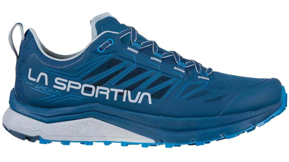 USED La Sportiva Jackal Trailrunning Shoes - Men's, Opal/Neptune, 46.5 EU, 46B-618619-46.5, EDEMO1