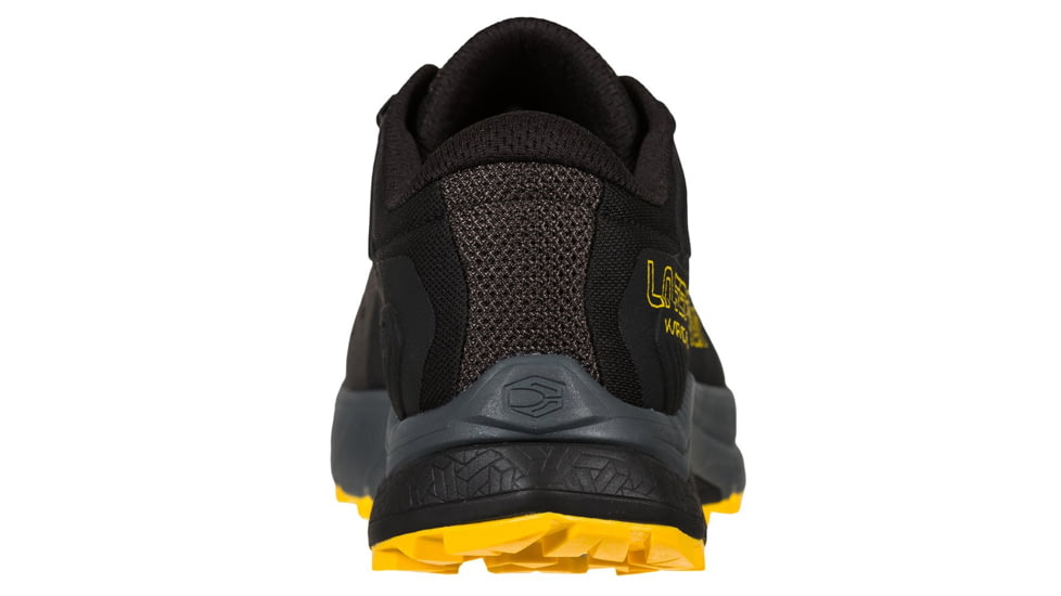 La Sportiva Karacal Running Shoes - Mens, Black/Yellow, 45.5, Medium, 46U-999100-45.5