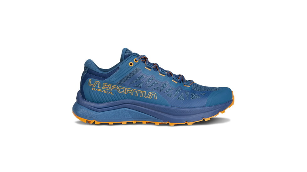 La Sportiva Karacal Running Shoes - Mens, Space Blue/Poseidon, 39, Medium, 46U-623626-39