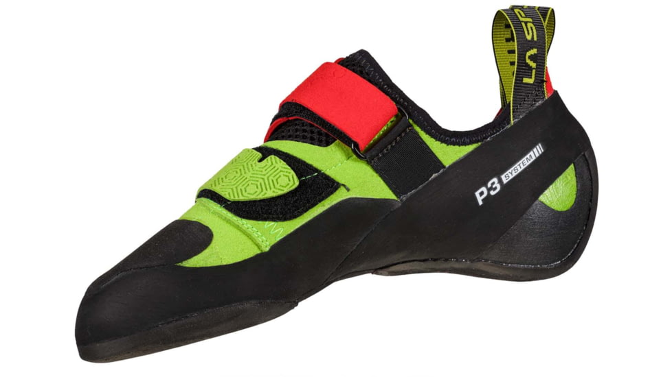 La Sportiva Kubo Climbing Shoes - Mens, Goji/Neon, 40, 30H-314720-40