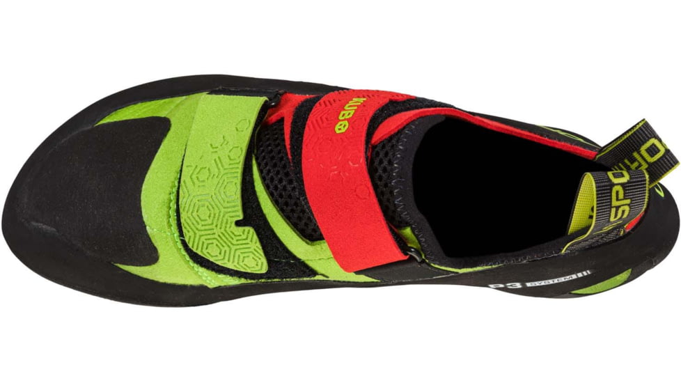 La Sportiva Kubo Climbing Shoes - Mens, Goji/Neon, 40, 30H-314720-40