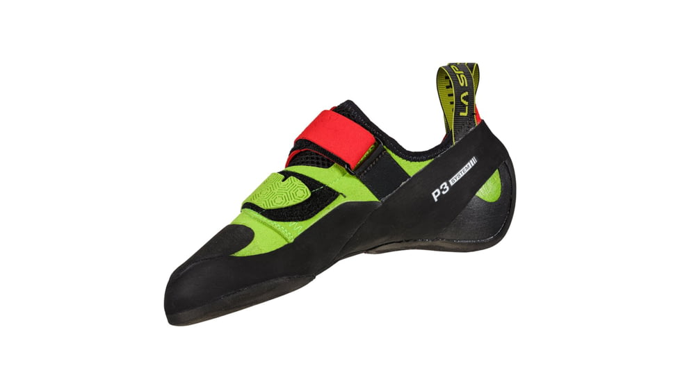 La Sportiva Kubo Climbing Shoes - Mens, Goji/Neon, 38.5, Medium, 30H-314720-38.5