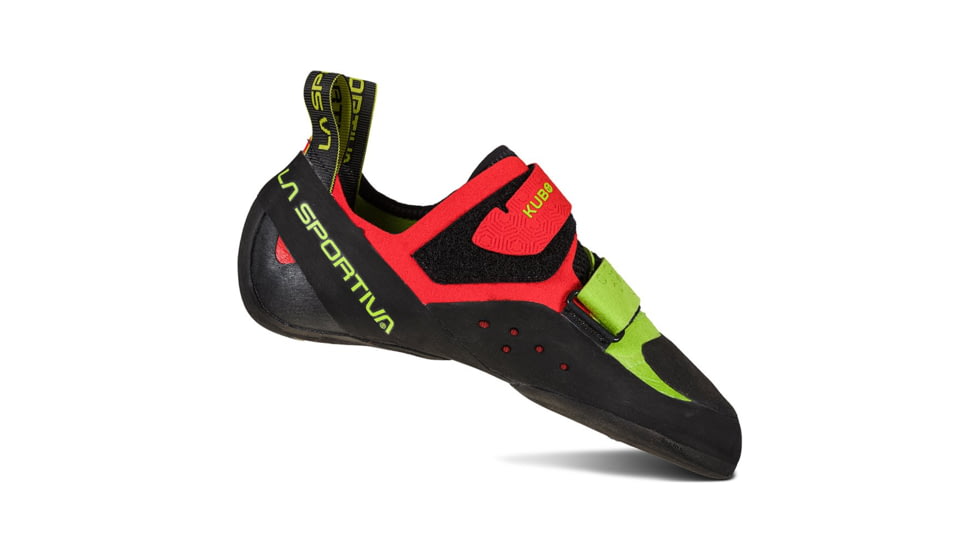 La Sportiva Kubo Climbing Shoes - Mens, Goji/Neon, 38.5, Medium, 30H-314720-38.5